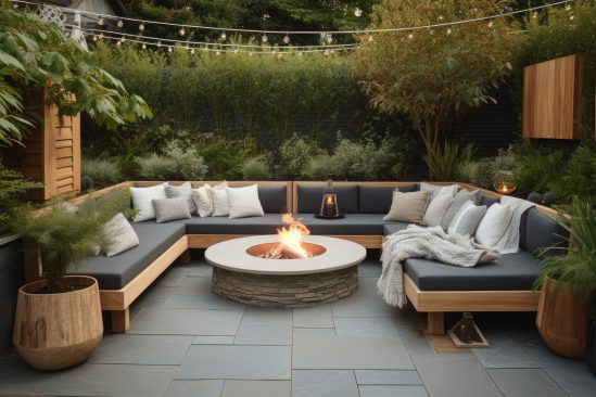Warm seating for your outdoor living space